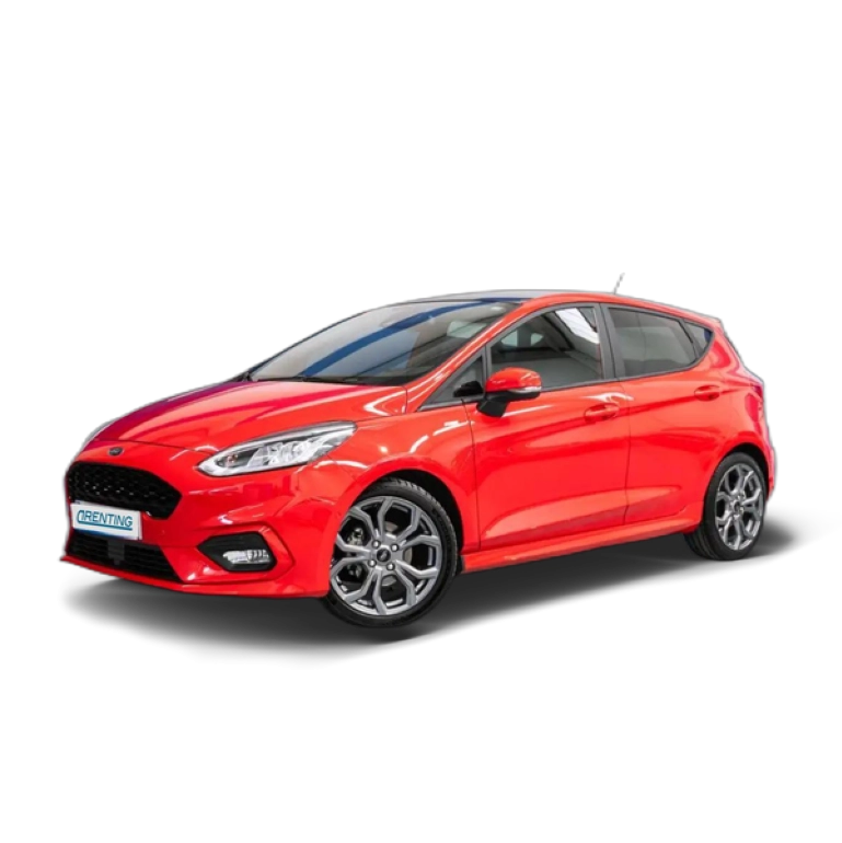 Renting Ford Fiesta 1.0 EcoBoost MHEV ST Line 155 Rojo