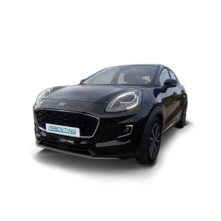 Renting Ford Puma 1.0 EcoBoost MHEV Titanium 125 Negro 1