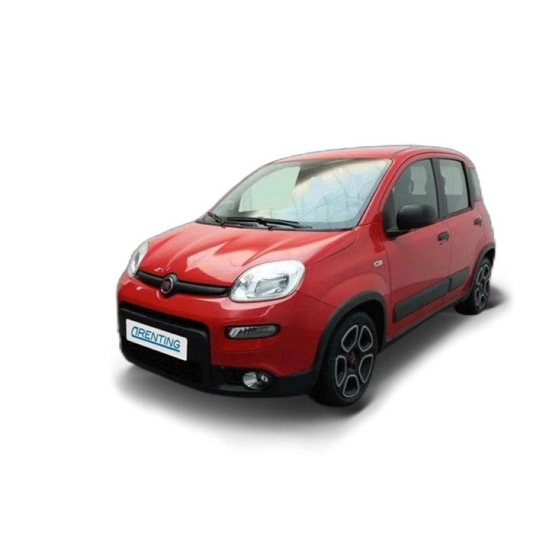 Renting Fiat Panda 1.0 Gse City Live Hybrid Rojo 1