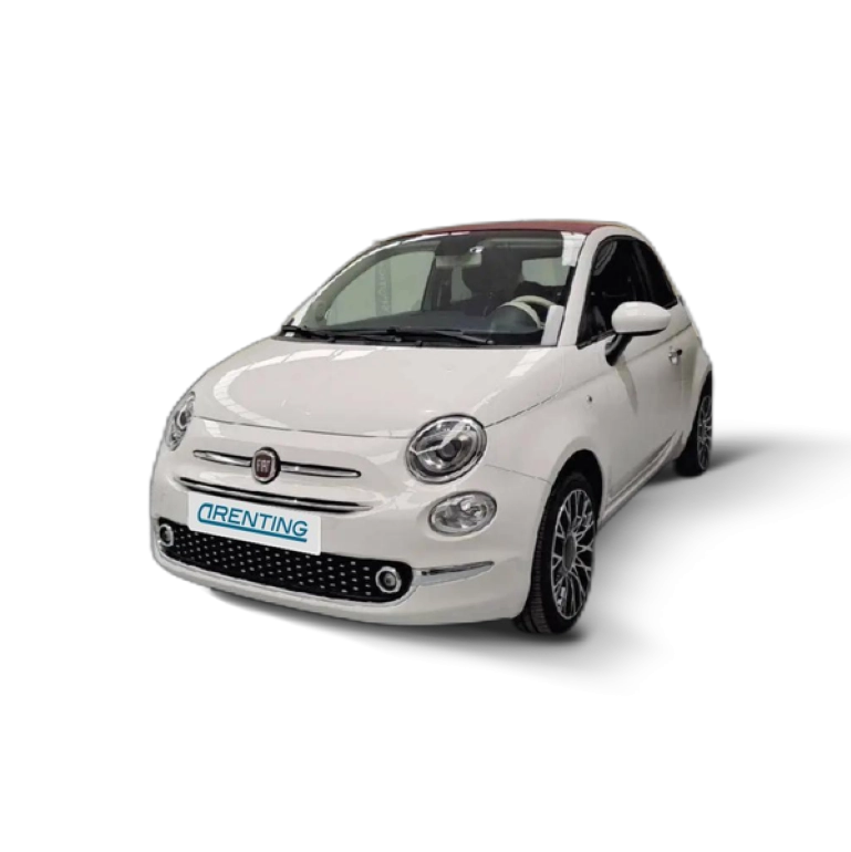 Renting Fiat 500C 1.0 Hybrid Club 52kW Blanco 1