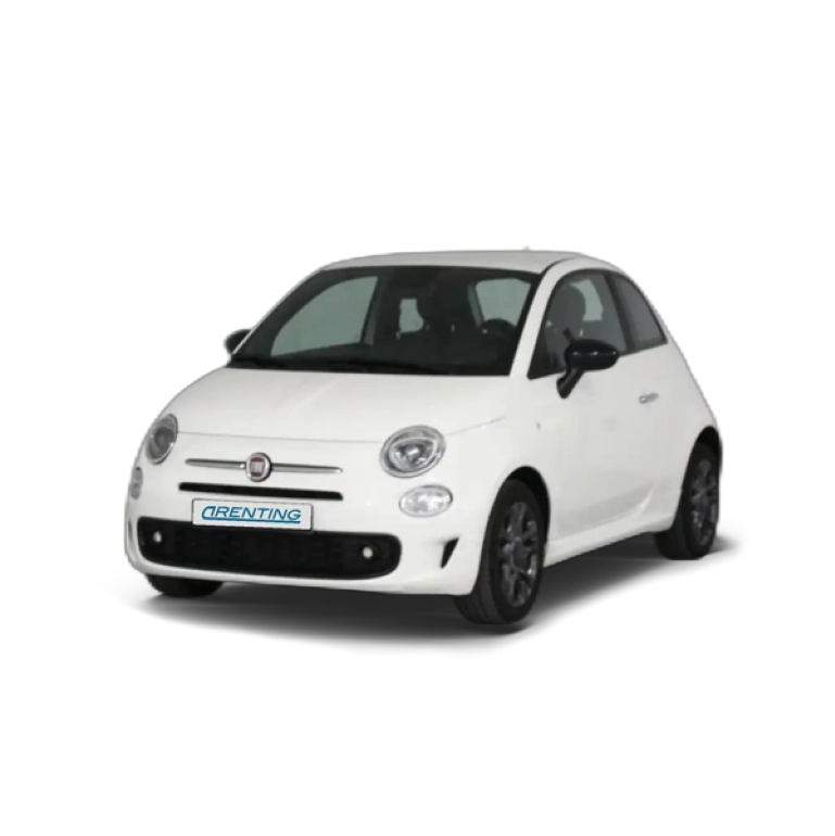 Renting Fiat 500 1.0 Hybrid Connect 52kW Blanco