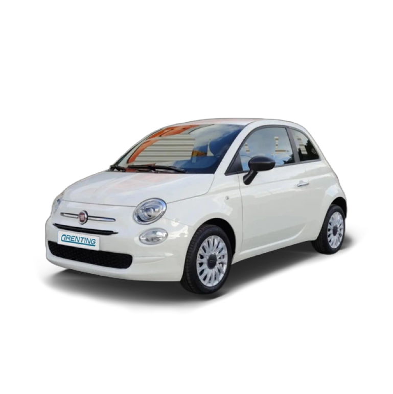 Renting Fiat 500 1.0 Hybrid Cult 52kW Blanco