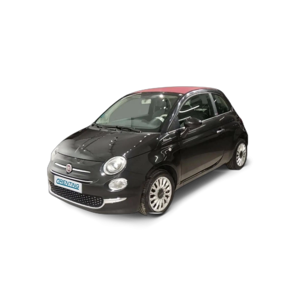 Renting Fiat 500C 1.0 Hybrid Dolcevita 52kW Gris 1