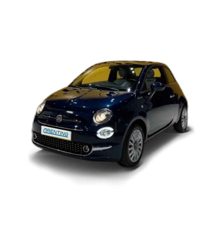 Renting Fiat 500C 1.0 Hybrid Dolcevita 52kW Azul