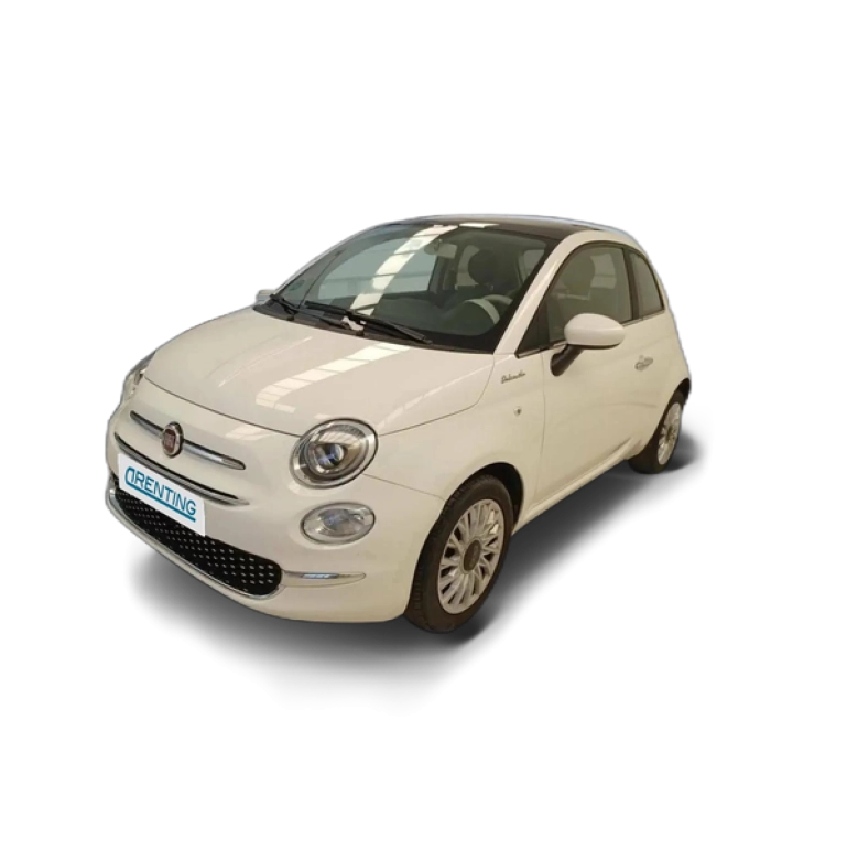 Renting Fiat 500 1.0 Hybrid Dolcevita 52kW Blanco 2