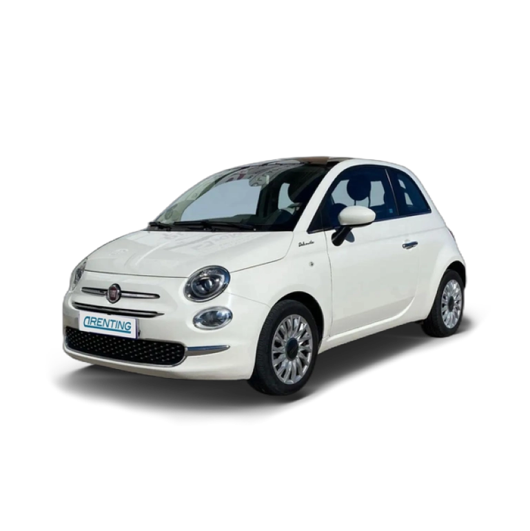 Renting Fiat 500 1.0 Hybrid Dolcevita 70cv Negro