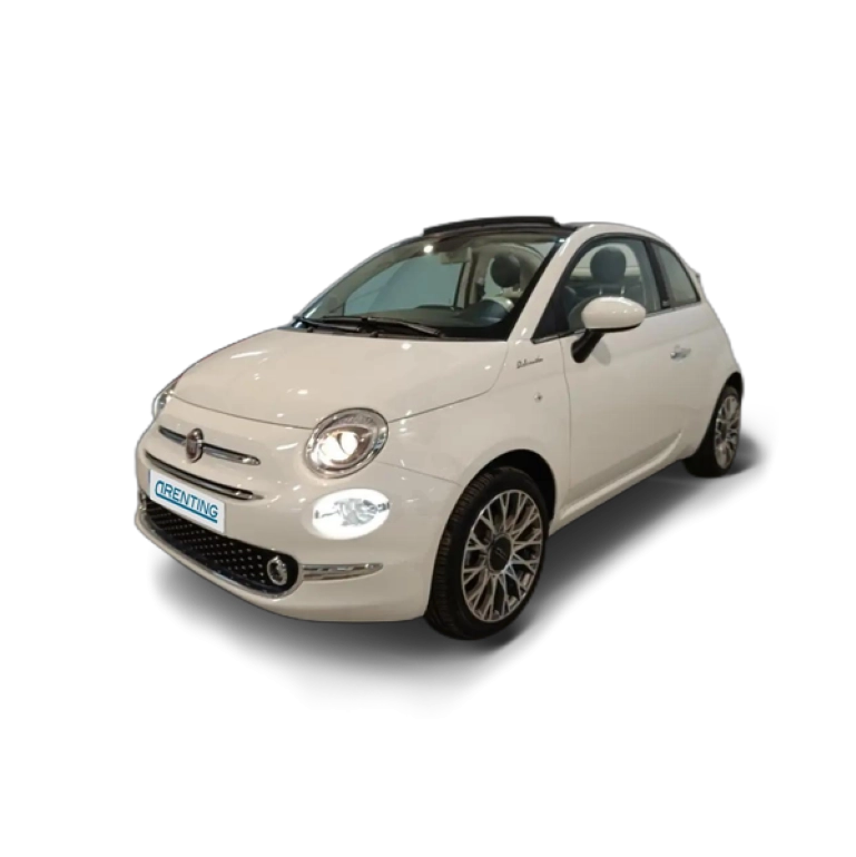 Renting Fiat 500C 1.0 Hybrid Dolcevita SS 52kW Blanco 1 1