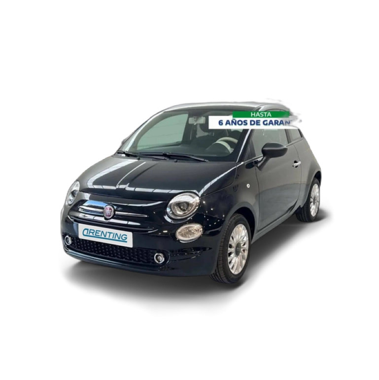 Renting Fiat 500 1.0 Hybrid Monotrim 52kW Negro 1