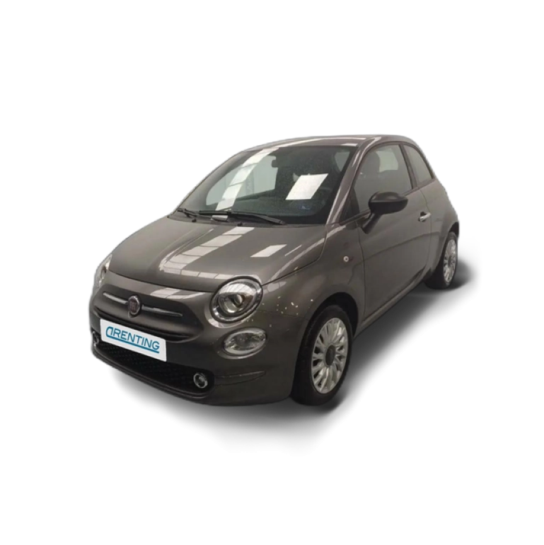 Renting Fiat 500 1.0 Hybrid Monotrim 52kW Gris