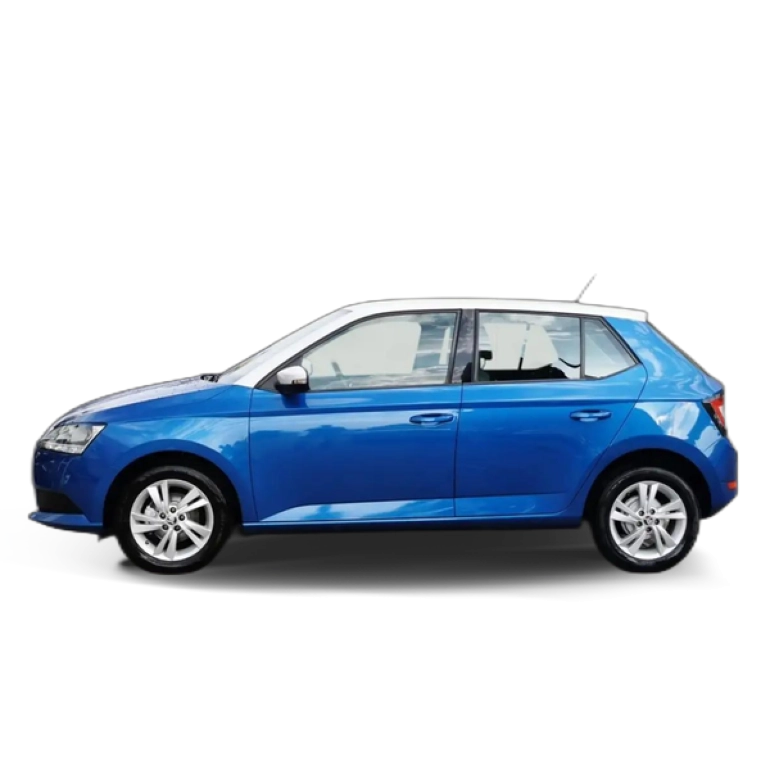 Renting Skoda Fabia 1.0 MPI Ambition 55kW Azul