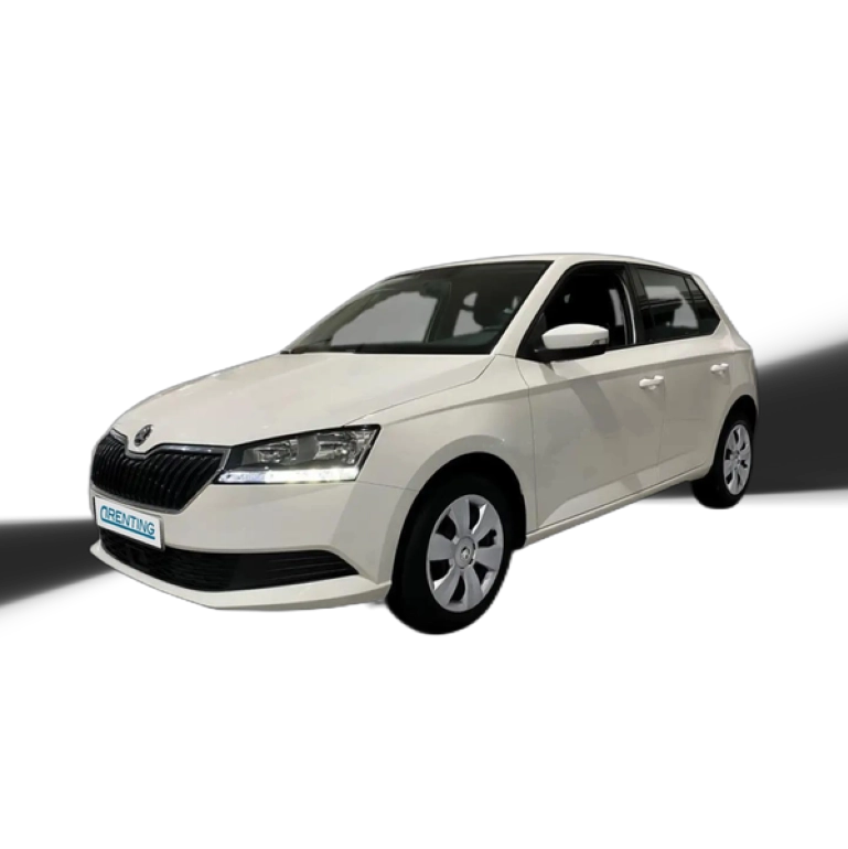 Renting Skoda Fabia 1.0 MPI Ambition 55kW Blanco