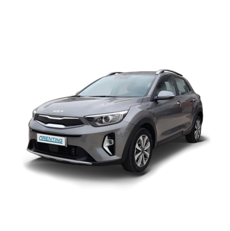 Renting Kia Stonic 1.0 T-GDi 74kW (100CV) MHEV MT Drive Gris