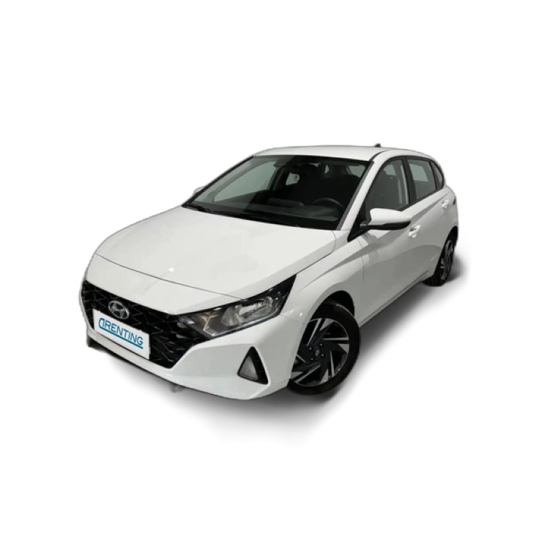 Renting Hyundai i20 1.0 TGDI Klass 100 Blanco 1