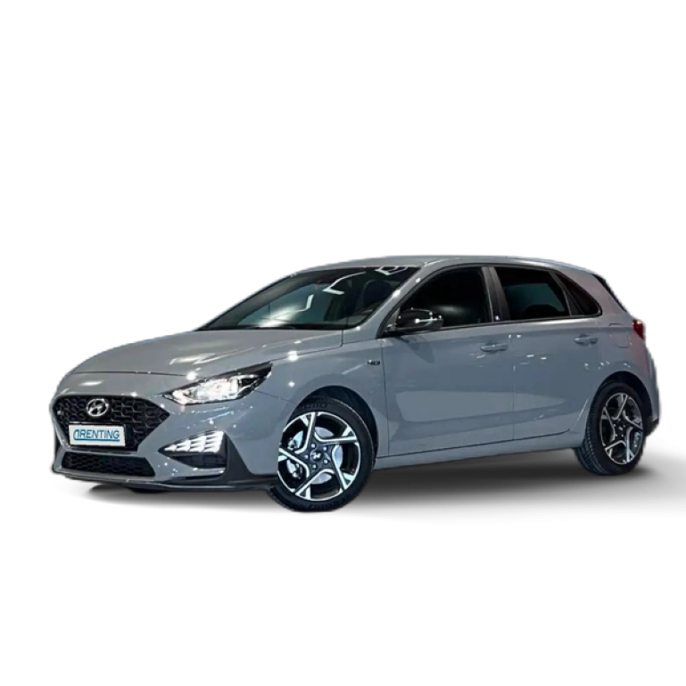 Renting Hyundai i30 1.0 TGDI N Line 48V 120 Gris 1