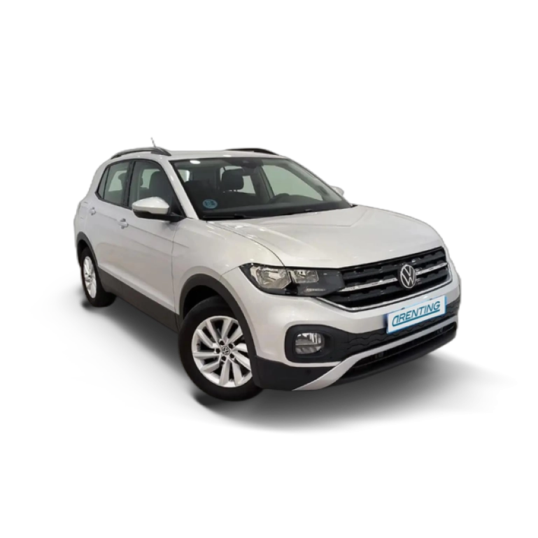 Renting Volkswagen T-Cross 1.0 TSI Advance Plateado 1