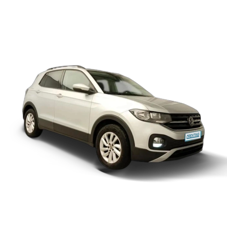 Renting Volkswagen T-Cross 1.0 TSI Advance 81kW Plateado