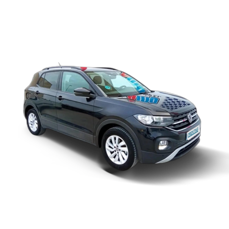 Renting Volkswagen T-Cross 1.0 TSI Advance DSG7 81kW Negro 1