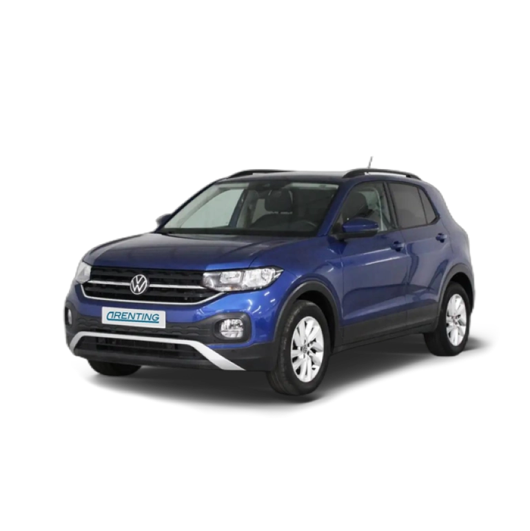 Renting Volkswagen T-Cross 1.0 TSI Advance DSG7 81kW Azul 1