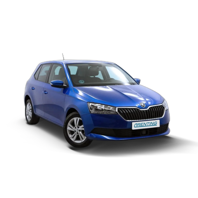 Renting Skoda Fabia 1.0 TSI Ambition 70kW Azul 2