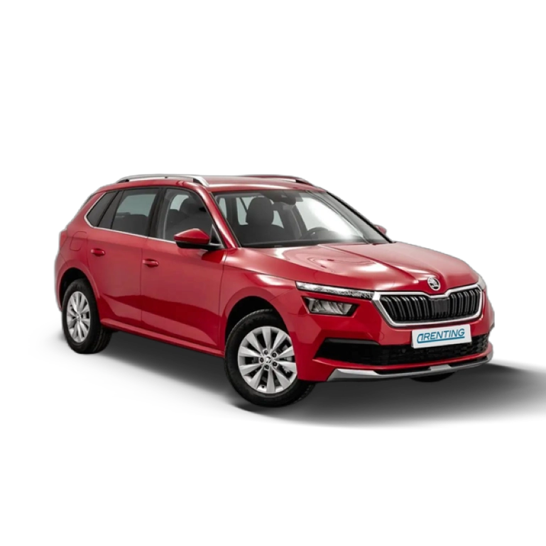 Renting Skoda Kamiq 1.0 TSI Ambition 81kW Rojo 1