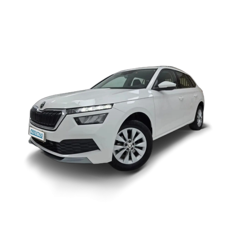 Renting Skoda Kamiq 1.0 TSI Ambition 81kW DSG Blanco