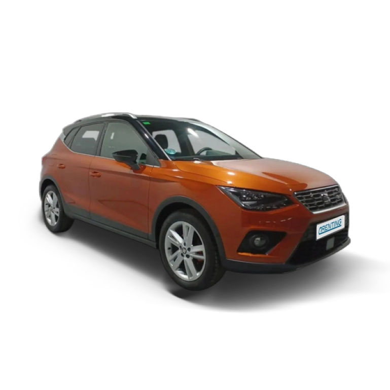 Renting SEAT Arona 1.0 TSI Ecomotive S&S FR DSG7 115 Naranja