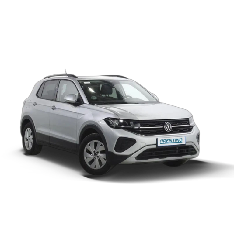 Renting Volkswagen T-Cross 1.0 TSI Life 85kW Aut. Plateado 1 1