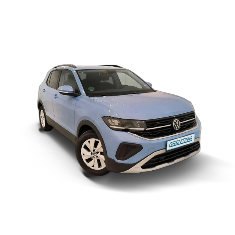 Renting Volkswagen T-Cross 1.0 TSI Life 85kW Azul