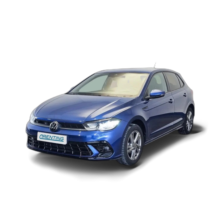 Renting Volkswagen Polo 1.0 TSI R-Line DSG 70kW Azul