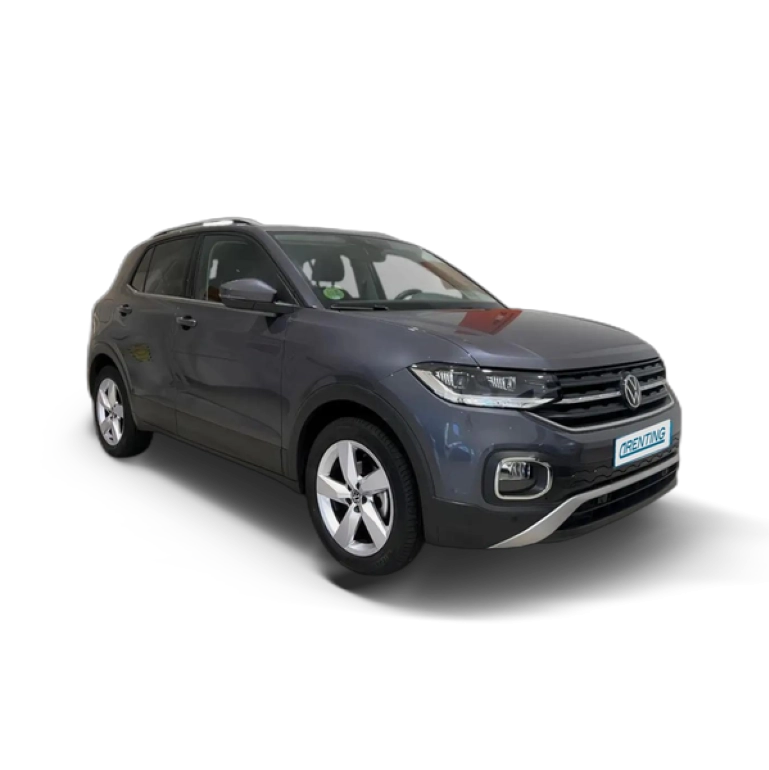 Renting Volkswagen T-Cross 1.0 TSI Sport DSG7 81kW Gris