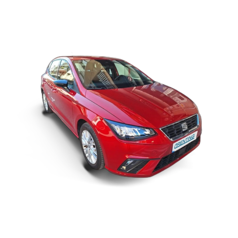 Renting SEAT Ibiza 1.0 TSI S&S FR XS 110 Rojo