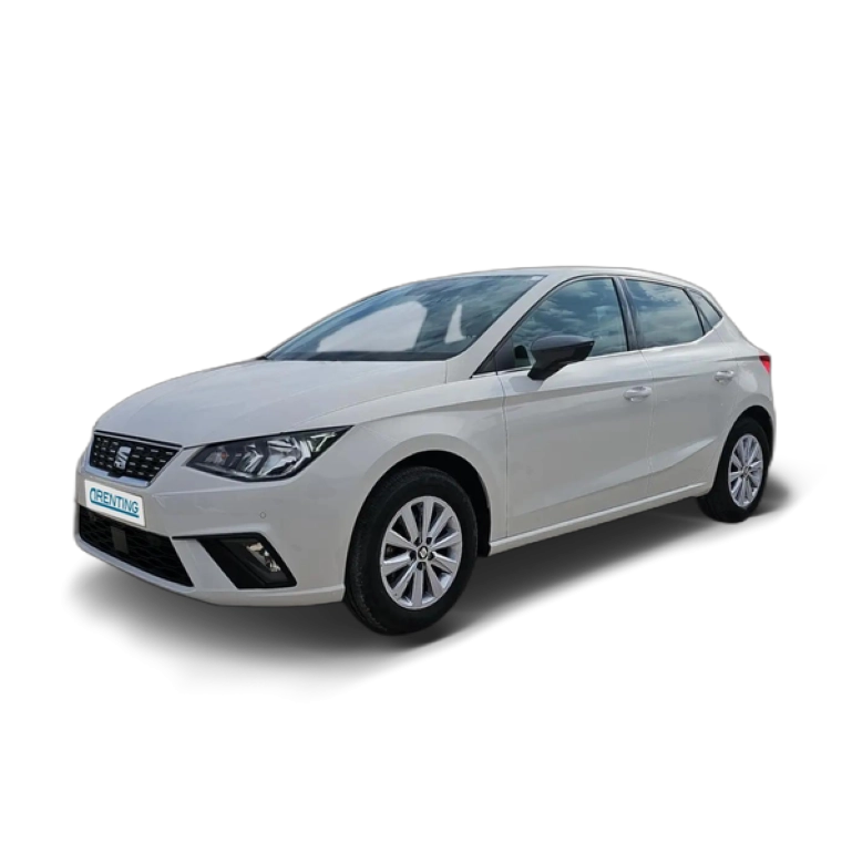 Renting SEAT Ibiza 1.0 TSI S&S Xcellence DSG7 110 Blanco