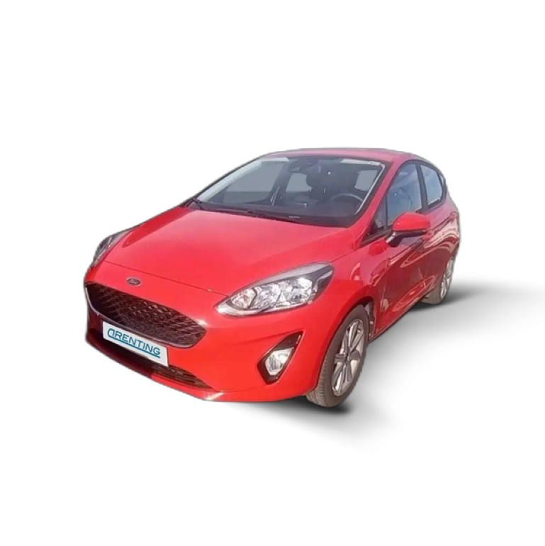 Renting Ford Fiesta 1.1 PFI GLP 55kW (75CV) Trend 5p Rojo 1