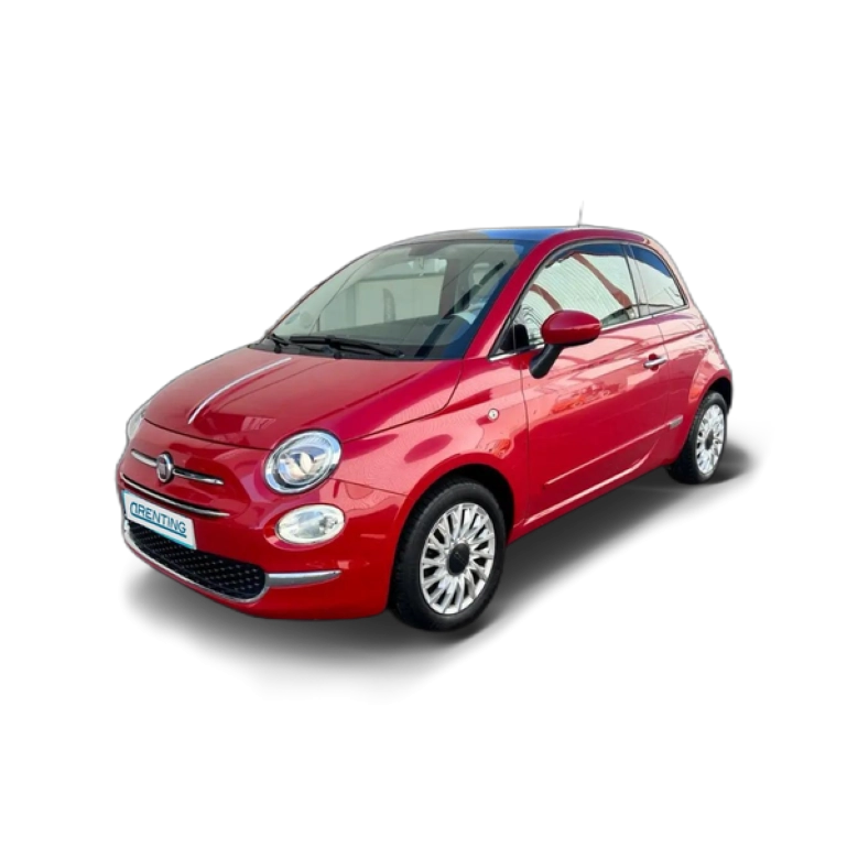 Renting Fiat 500 1.2 Lounge Rojo 1