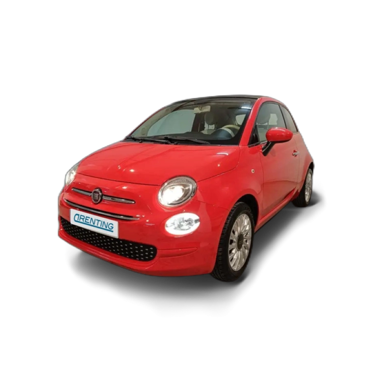 Renting Fiat 500C 1.2 Lounge Rojo