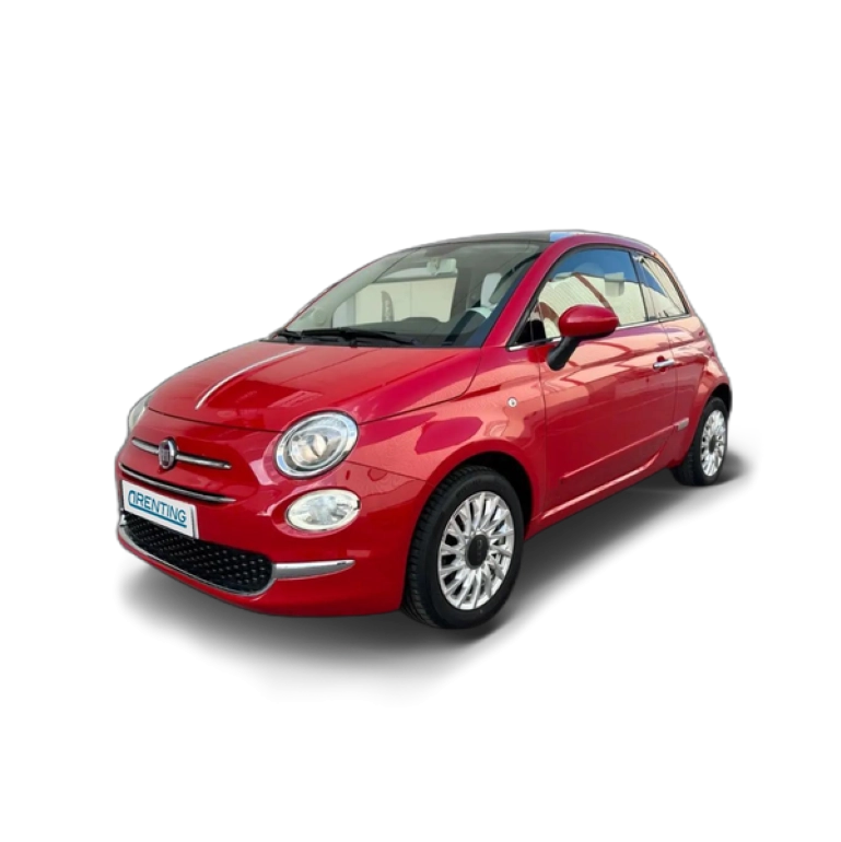 Renting Fiat 500 1.2 Lounge Rojo