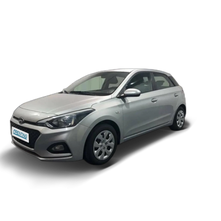 Renting Hyundai i20 1.2 MPI Klass Plateado 1