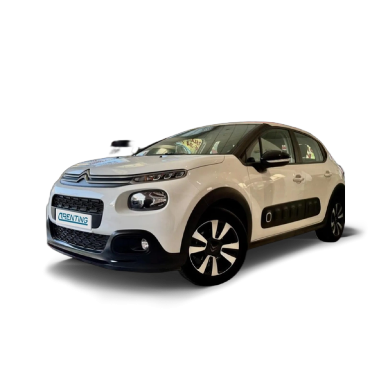 Renting Citroen C3 1.2 PureTech Feel 68 Blanco