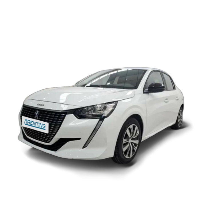 Renting Peugeot 208 1.2 Puretech S&S Active 100 Blanco 1