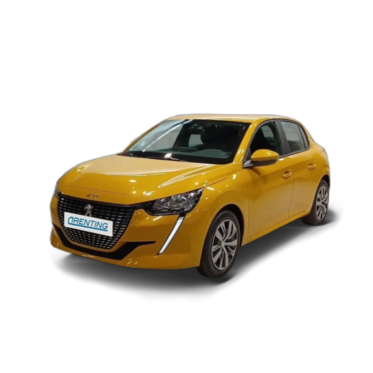 Renting Peugeot 208 1.2 Puretech S&S Active Pack 100 Amarillo 1