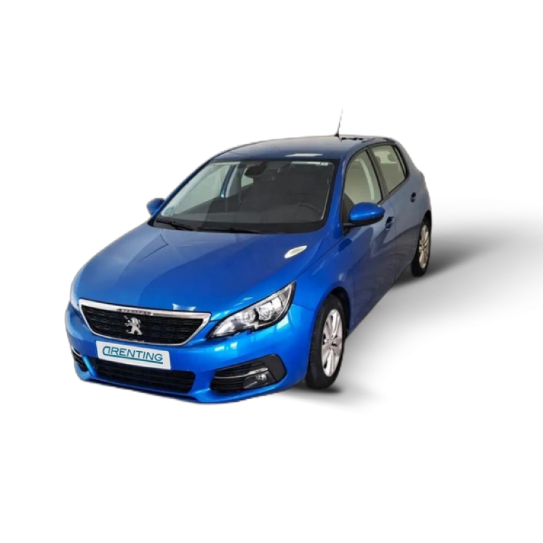 Renting Peugeot 308 1.2 PureTech S&amp;S Active Pack 110 Azul