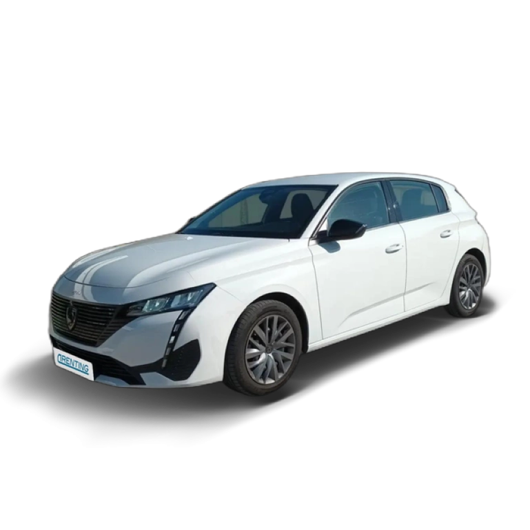 Renting Peugeot 308 1.2 PureTech S&S Active Pack 110 Blanco