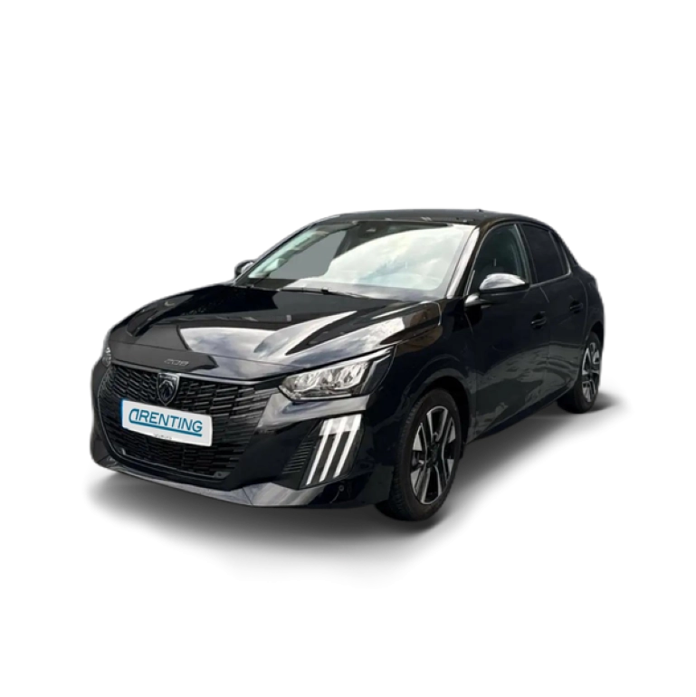 Renting Peugeot 208 1.2 Puretech S&S Allure 100 Negro