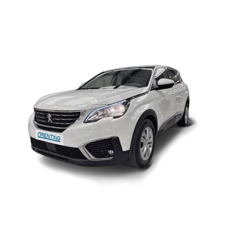 Renting Peugeot 5008 1.2 PureTech S&S Allure 7 pl. 130 Blanco 1