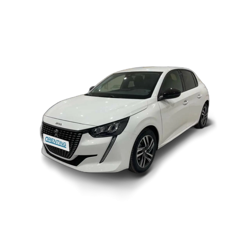 Renting Peugeot 208 1.2 Puretech S&S Allure Pack 100 Blanco