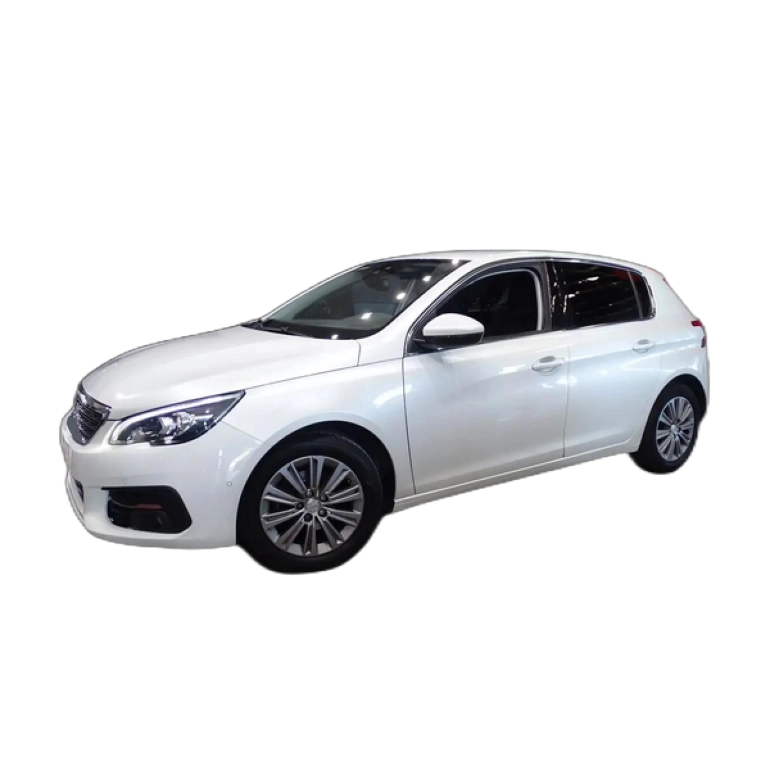 Renting Peugeot 308 1.2 PureTech S&S Allure Pack 130 Blanco 1