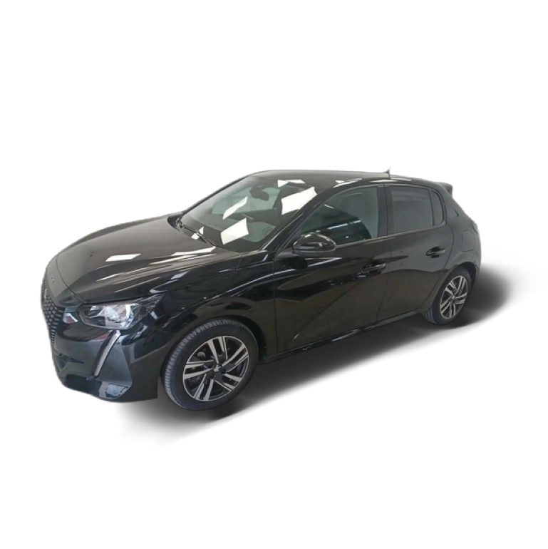 Renting Peugeot 208 1.2 Puretech S&S Allure Pack EAT8 100 Negro