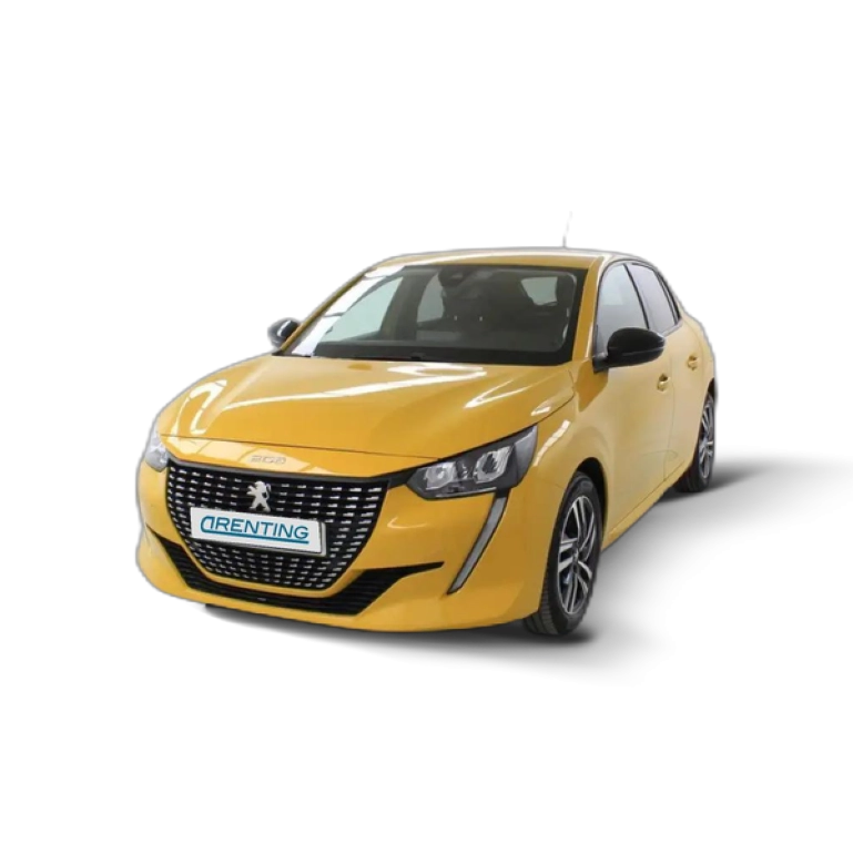 Renting Peugeot 208 1.2 Puretech S&S Allure Pack EAT8 100 Amarillo 2