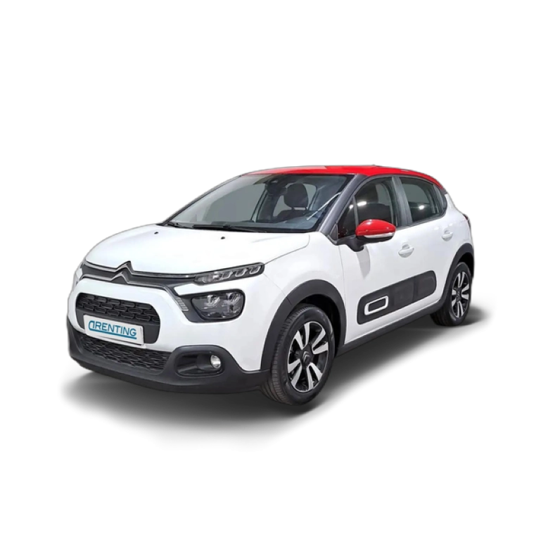 Renting Citroen C3 1.2 PureTech S&S Feel Pack 83 Blanco