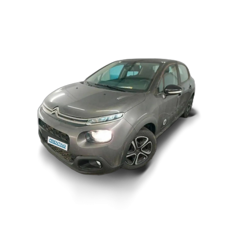 Renting Citroen C3 1.2 PureTech S&S Shine 110 Gris 1